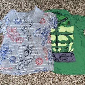 Lot of 2 toddler boy shirts size 4T
